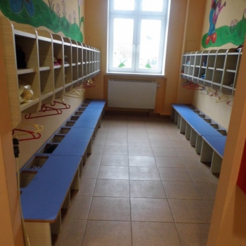 Szatnie przedszkolne rożne realizacje 